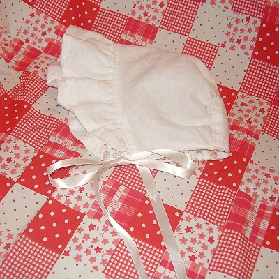 帽子型紙ショップ Haro Beh 型紙 パターン 作り方説明書付き 帽子型紙 赤ちゃんボンネット