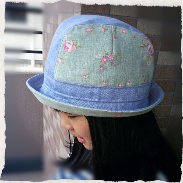 帽子型紙ショップ Haro Beh 型紙 パターン 作り方説明書付き 帽子型紙 中折帽子