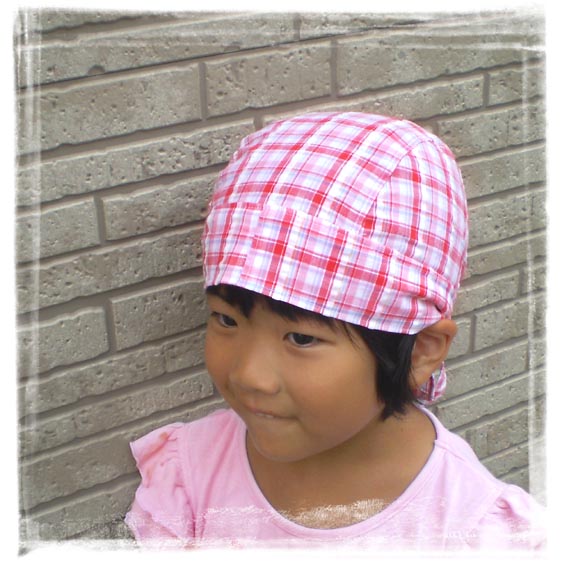 帽子型紙ショップ Haro Beh 型紙 パターン 作り方説明書付き 帽子型紙 バンダナキャップ
