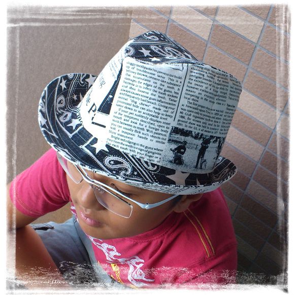 帽子型紙ショップ Haro Beh 型紙 パターン 作り方説明書付き 帽子型紙 中折れハット